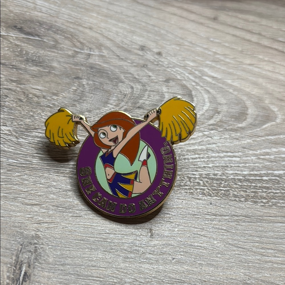 Disney Yellow and Purple Kim Possible trading pin from Paris